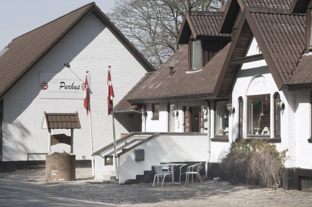 Purhus Kro Hotel Fårup Exterior foto